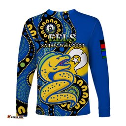 Eels Rugby NAIDOC Long Sleeve T-shirt For Our Elders Aboriginal