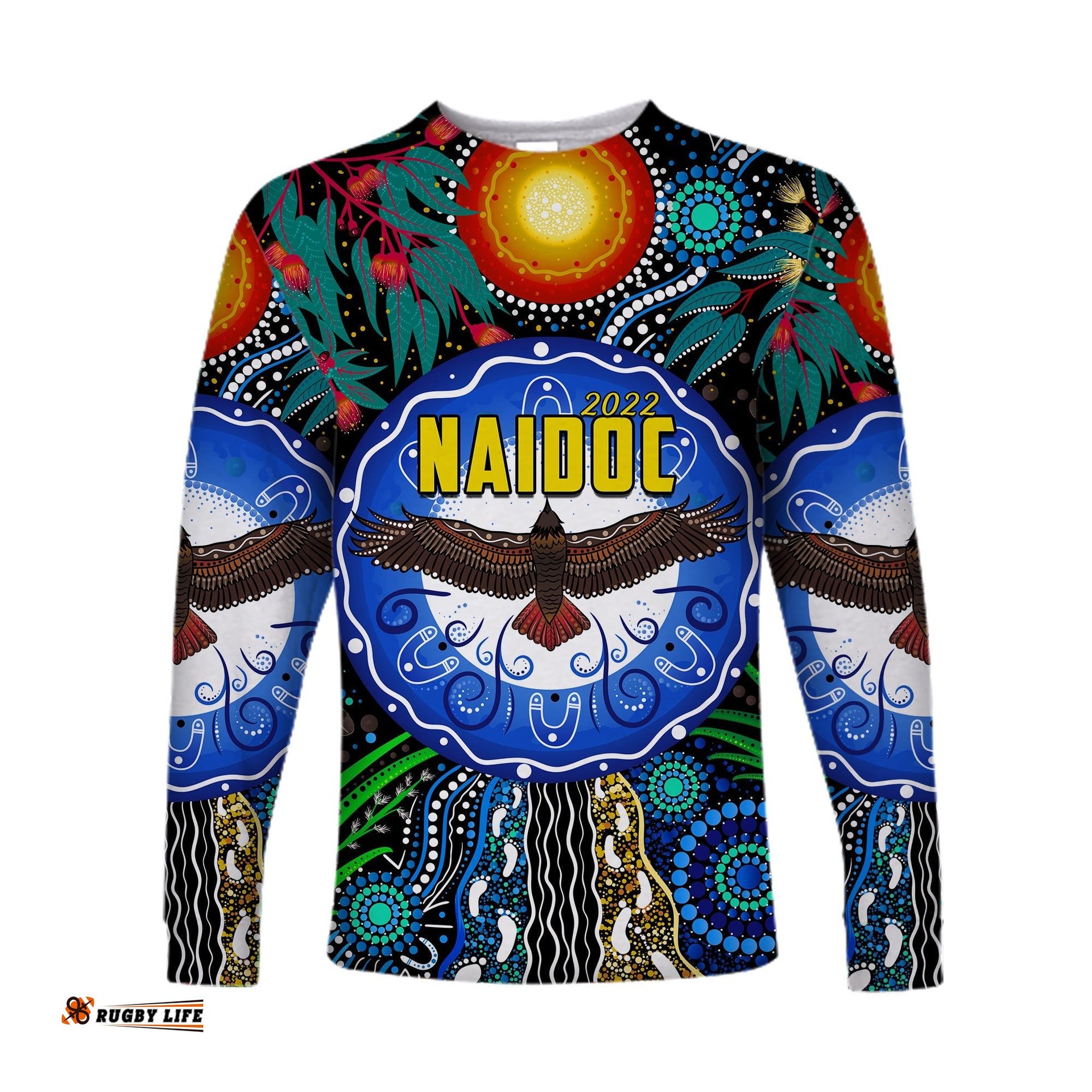 NAIDOC Long Sleeve T-shirt Get Up Stand Up Show Up