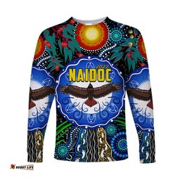 NAIDOC Long Sleeve T-shirt Get Up Stand Up Show Up