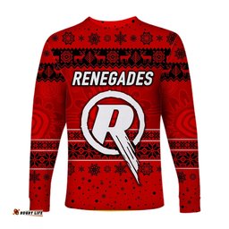 Melbourne Renegades Long Sleeve T-shirt Christmas Simple Style