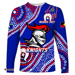Knights Rugby NAIDOC Aboriginal Long Sleeve T-shirt