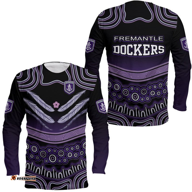 Fremantle Dockers Long Sleeve T-shirt Freo Indigenous Style
