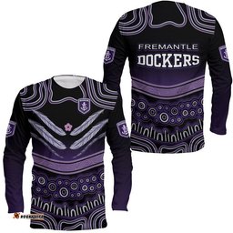 Fremantle Dockers Long Sleeve T-shirt Freo Indigenous Style
