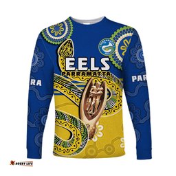 Eels Rugby Long Sleeve T-shirt Parra Indigenous Proud Premiers