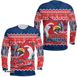 Sydney Aboriginal Roosters Christmas Long Sleeve T-shirt