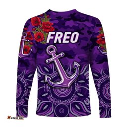 Fremantle Dockers ANZAC Long Sleeve T-shirt Freo Indigenous