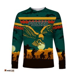Pioneer Football Club ANZAC Long Sleeve T-shirt Simple Style