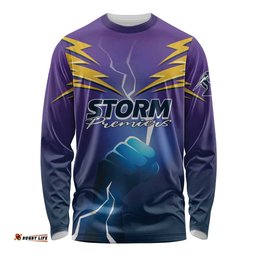 Storm Premiers Custom Long Sleeve T-shirt Thunder Catcher