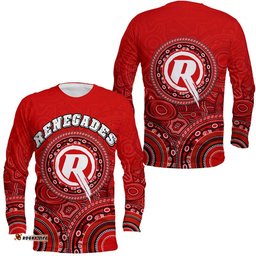 Melbourne Renegades Indigenous Aboriginal Arts Long Sleeve T-shirt
