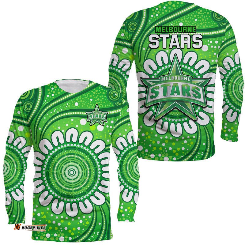 Melbourne Stars Cricket Long Sleeve T-shirt Aboriginal