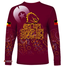 Brisbane Broncos Rugby NAIDOC Long Sleeve T-shirt