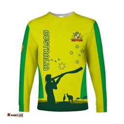 Cricket Australia Long Sleeve T-shirt Aboriginal My Life