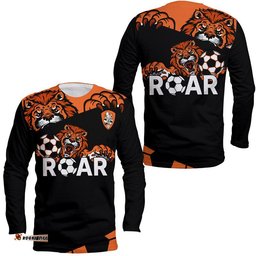 Brisbane Roar Soccer Long Sleeve T-shirt The Roar Mascot