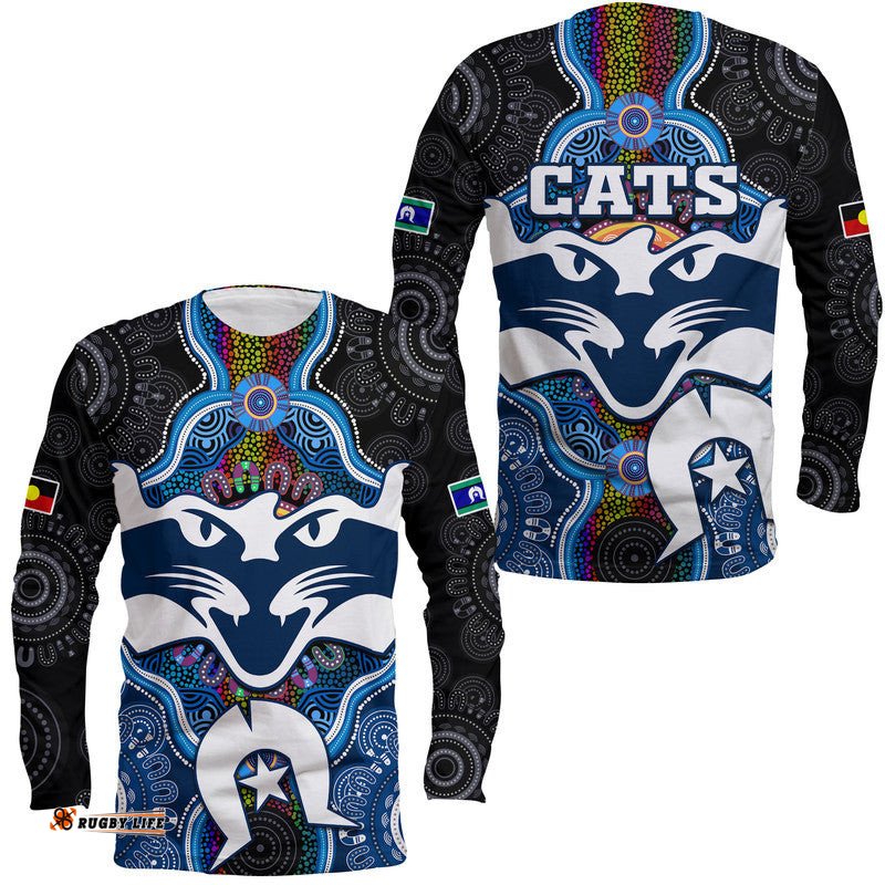Cats Football NAIDOC Week Long Sleeve T-shirt Indigenous
