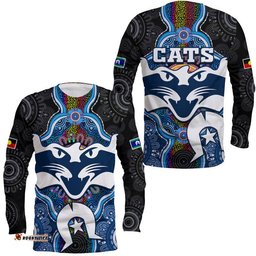 Cats Football NAIDOC Week Long Sleeve T-shirt Indigenous