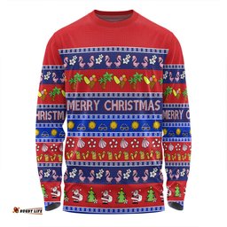 Australia Christmas Custom Long Sleeve T-shirt - Aussie Christmas Flamingo Summer Vibes Blue Long Sleeve T-shirt