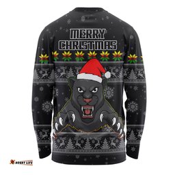 Penrith Panthers Christmas Custom Long Sleeve T-shirt - Special Ugly Christmas Long Sleeve T-shirt