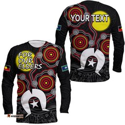 Custom Personalised NAIDOC Long Sleeve T-shirt Aboriginal and Torres Strait Islander