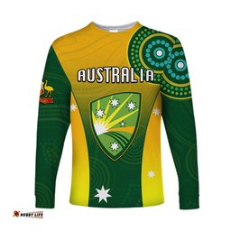 Cricket Australia Long Sleeve T-shirt Unique Aboriginal