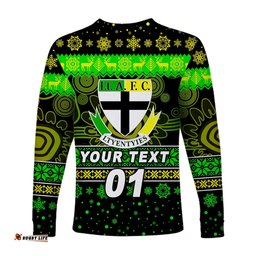 Custom Personalised Ltyentye Apurte LTYENTYIES Football Club Long Sleeve T-shirt Christmas Simple Style