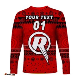 Custom Personalised Melbourne Renegades Long Sleeve T-shirt Christmas Simple Style