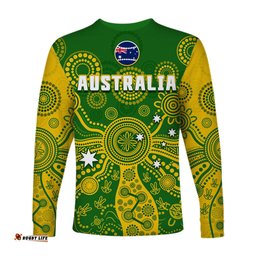 Cricket Australia Long Sleeve T-shirt Aussie Indigenous Special Version 2