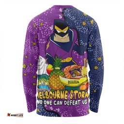 Melbourne Storm Custom Long Sleeve T-shirt - Australian Big Things Long Sleeve T-shirt