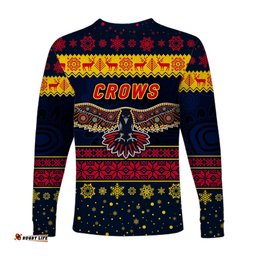 Adelaide Crows Long Sleeve T-shirts Christmas Simple Style