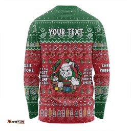 South Sydney Rabbitohs Custom Long Sleeve T-shirt - Chrissie Spirit Long Sleeve T-shirt