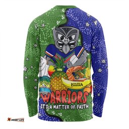 New Zealand Warriors Custom Long Sleeve T-shirt - Australian Big Things Long Sleeve T-shirt