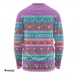 Australia Christmas Custom Long Sleeve T-shirt - Personalised Purple Summer Vibes Chrissie Present Long Sleeve T-shirt