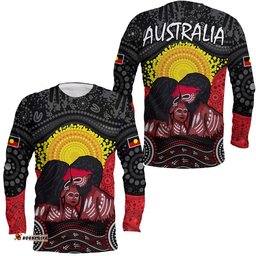 Australia Indigenous Aboriginal Family Long Sleeve T-shirt