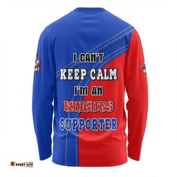 Newcastle Knights Long Sleeve T-shirt Custom Team Of Us Die Hard Fan Supporters