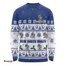 New South Wales Cockroaches Christmas Custom Long Sleeve T-shirt - Special Ugly Christmas Long Sleeve T-shirt