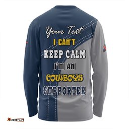 North Queensland Cowboys Long Sleeve T-shirt Custom Team Of Us Die Hard Fan Supporters