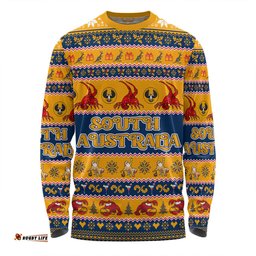 South Australia Big Things Christmas Custom Long Sleeve T-shirt - The Big Lobster Long Sleeve T-shirt