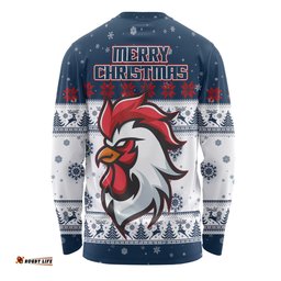 Sydney Roosters Christmas Custom Long Sleeve T-shirt - Special Ugly Christmas Long Sleeve T-shirt