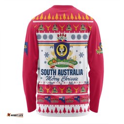 South Australia Christmas Long Sleeve T-shirt - Merry Chrissie Long Sleeve T-shirt