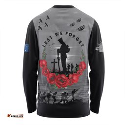 Australia Long Sleeve T-shirt Anzac Day Remembering Our Fallen Heroes