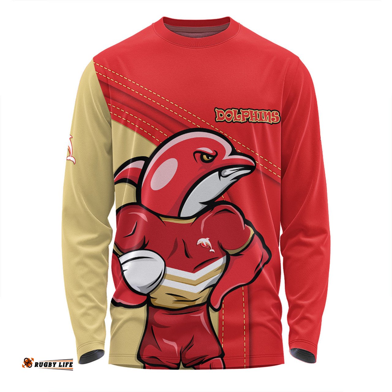 Redcliffe Dolphins Long Sleeve T-shirt Custom Team Of Us Die Hard Fan Supporters