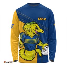 Parramatta Eels Long Sleeve T-shirt Custom Team Of Us Die Hard Fan Supporters