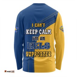 Parramatta Eels Long Sleeve T-shirt Custom Team Of Us Die Hard Fan Supporters