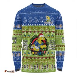Parramatta Eels Christmas Custom Long Sleeve T-shirt - Chrissie Spirit Long Sleeve T-shirt