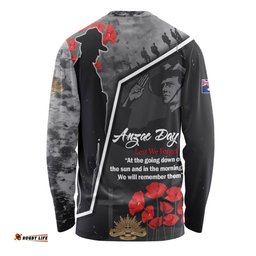 Australia Long Sleeve T-shirt - Remembering The Anzacs