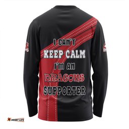 St. George Illawarra Dragons Long Sleeve T-shirt Custom Team Of Us Die Hard Fan Supporters