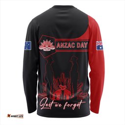 Australia Long Sleeve T-shirt Anzac Day Army And Soldiers Style
