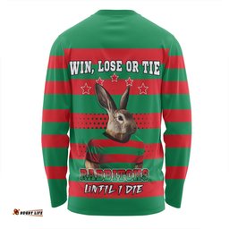 South Sydney Rabbitohs Long Sleeve T-shirt Custom Team Of Us Die Hard Fan Supporters Aboriginal Inspired
