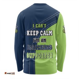 Canberra Raiders Long Sleeve T-shirt Custom Team Of Us Die Hard Fan Supporters