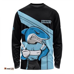 Cronulla-Sutherland Sharks Long Sleeve T-shirt Custom Team Of Us Die Hard Fan Supporters