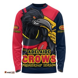 Amazing Aussie Adelaide Crows Australian Football Finals Premiership Spirit Long Sleeve T-shirt